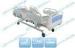Cold rolled Steel Electric Nursing Bed with Four Wheels and three Motors