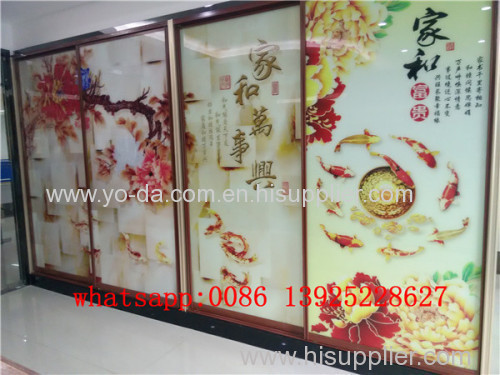 YUEDA Glass uv Printer for Sale Large Size wall glass uv printer print size 2500*1300mm