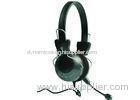 ABS Computer Headset HI FI Stereo Headphones With 30mm Speaker