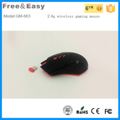 fashionable design 2.4G wireless gaming mouse