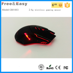 fashionable design 2.4G wireless gaming mouse