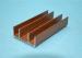 Powder Coating 6063-T5 Wood Grain Aluminium Extrusion Profiles
