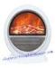Custom White Safety PTC Fan Heater Electralog Electric Fireplace 230V / 240V