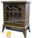 Brown Mini European Stylish Floor Standing Electric Fireplace 365X220 X415mm