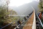 Plane bend conveyor belt for long distance transportation