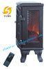 Indoor Free Standing 3D Flame Electric Fireplace Stove 2 Setting Heater