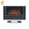 600 X 140 X 510 mm freestanding fireplace heater in black color with 1800W power