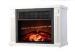 White Small European Electric Fireplace Home Hardware Electric Fireplaces Heater