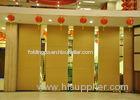 Banquet Hall Acoustic Wall Restaurant Aluminum Sliding Doors 65mm Room Dividers