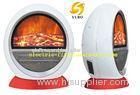White ABS Safety Stove Heater Electric Fireplace PTC Fan Heater 20-30m2