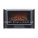 Square Recessed Bedroom Wall Mounted Electric Fireplace Heater 900W / 1800W
