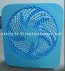 Blue Desktop ABS 2 Speed Square Electric Fan 110V / 220V 50Hz / 60Hz