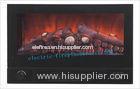 Square Log Flame Effect Bedroom Indoor Electric Fireplace Wall Mount