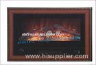 Luxury Black Indoor Home Decorators Electric Fireplace With Steel Body