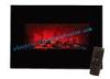 Luxury Decorative Wall Mounted Electric Fireplace Heater With Tempering Glass