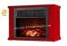 Custom Made Red Mini Square Indoor Electric Fireplace With LED Light