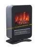 Black Log Flame Effect Floor Standing Electric Fireplace For Household