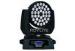 RGBW Wash moving head LED disco lights With 36pcs 10w LEDs / 1.8deg rotation