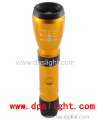 Dipusi mechanical zoom led flashlight