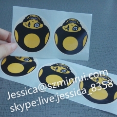 Hot Sale Do Not Remove Warranty Sticker Very Strong Adhesive Destructible Vinyl Egg Shell Stickers For Graffiti Lovers