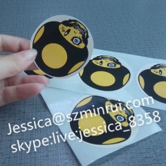 Hot Sale Do Not Remove Warranty Sticker Very Strong Adhesive Destructible Vinyl Egg Shell Stickers For Graffiti Lovers