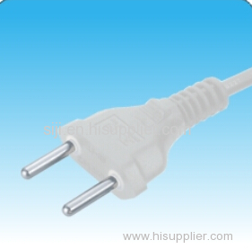 UC approval 2poles power cable 2.5A/10ABrazil standard 2 pin plug