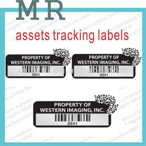 Minrui Hot Wholesale Nice Price Void Security Paper Labels with Barcode After-sales Use Warranty Void Labels