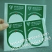 High Quality Blanks Egg Shell Sticker Accept Custom Designs of Printed Eggshell Stickers in Any Size