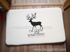 Animal deer mat bathroom coral velvet YD2015016