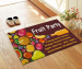 fruit party non-slip bath chaistmas supply welcome rug mat YD201519