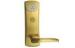 13.56Mhz Brass Low Power Alarm Electronic HotelLock for Wood Interior Door