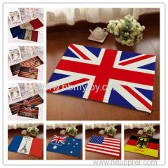 American flag carpet US British mat Canada Germany Australia France England YD201515