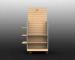 Adjustable Hanger Wooden Display Rack For Clothing Shop / Market