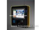 Wall Mounted Self-help Top-up Kiosk With Barcode Scanner / DIP Bank Card Reader