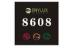 152mm Tempered Glass Square Hotel Doorbell Panel Do Not Disturb Room Status