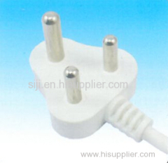 INDIA approval 16A 250V SABS 3 pin power electric plug