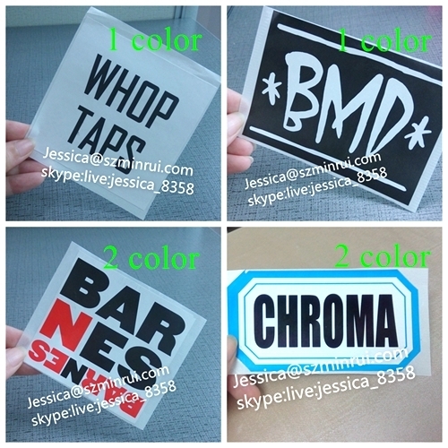 Custom Vinyl Stickers Printing Letters Destructive Vinyl Black Printed Eggshell Sticker For Sale