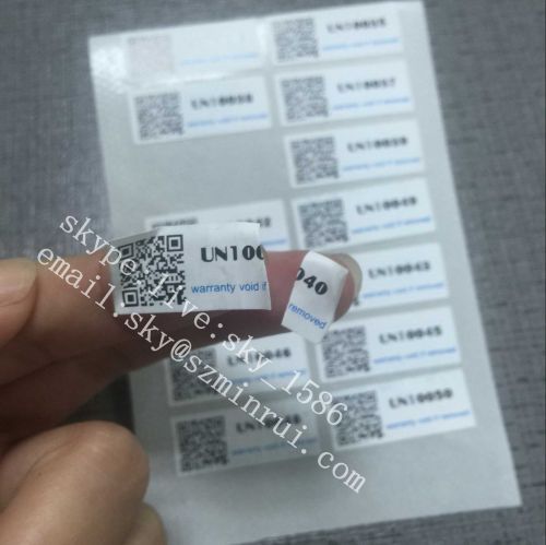 Nice Price High Quality Tiny Round  Paper Fragile Warranty Sticker Self-destroying Mobile Screw Sticker