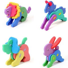 3D mini Animal EVA foam Puzzle