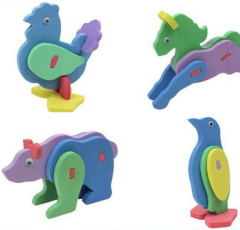 3D mini Animal EVA foam Puzzle