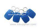 125Khz Smart ABS Plastic Keyfob Tag RFID Key Fob Blue Color for Time Attendance