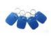 125Khz Smart ABS Plastic Keyfob Tag RFID Key Fob Blue Color for Time Attendance