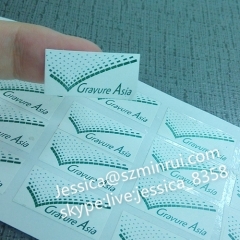 Printed Company Name and Logo Permanent Adhesive Tamper Evident Seal Sticker to Ensure Security of Products