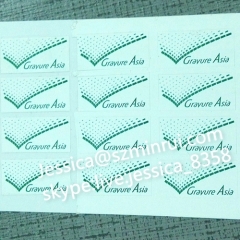 Printed Company Name and Logo Permanent Adhesive Tamper Evident Seal Sticker to Ensure Security of Products