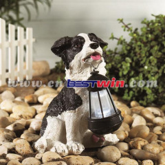 Solar Gaden Light Little Dog With Lantern