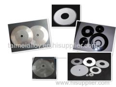 Cemented carbide round cutting disc