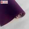Soft Long Pile Purple Velvet Upholstery Fabric / Flocked Fabrics for Sofa Cover and Car Seat