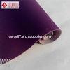 Soft Long Pile Purple Velvet Upholstery Fabric / Flocked Fabrics for Sofa Cover and Car Seat