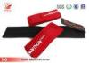 Red Strong Durable Neoprene Velcro Wrist Straps / Elastic Velcro Tape