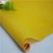 OEM / ODM Polyester Embossed Printed Flocked Velvet Fabric Yellow or Customized